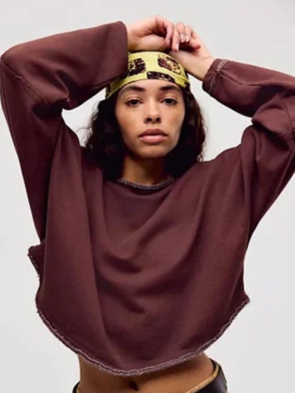 free people we the free to the east pullover sweatshirt NWT